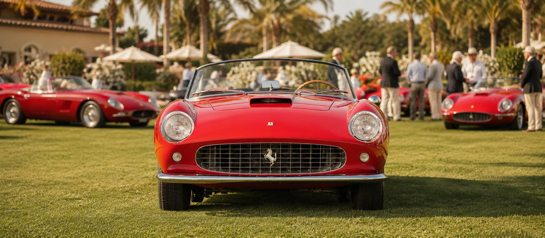 The 1958 Ferrari 250 GT California Spyder among the great concours and tours